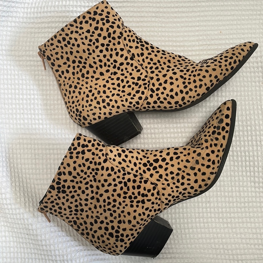 Cheetah Print Booties